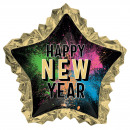 SuperShape New Year Glow Star foil balloon packagi