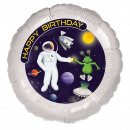 Standard Space Party foil balloon packed 43 cm