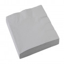 20 silver napkins 33 x 33 cm