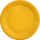 8th plate Sunshine Yellow round paper 23 cm