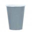 8 cups silver paper 250 ml