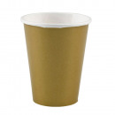 8 cups gold paper 250 ml