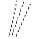 12 Paper Drinking Straws Kicker Party 19.5 cm