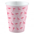 8 cups Flamingo Paradise paper 250 ml