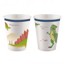 8 cups Happy Dinosaur Paper 250ml