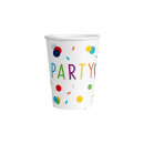 8 cups of confetti birthday paper 250 ml