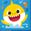 16 napkins Baby Shark 33 x 33 cm