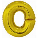 Capital letter O gold foil balloon N34 wrapped