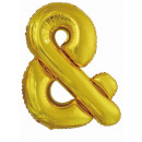Big letter & gold foil balloon N34 packed