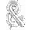 Mini letter & silver foil balloon N16 packed