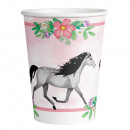 8 cups Beautiful Horses paper 250 ml