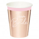 8 cups Hen Party Paper Hot Stamped 250 ml
