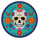 8th plate Day Of The Dead 2021 round paper 23 cm