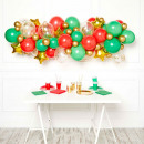 Latex balloon garland Christmas 4 m 60 pieces