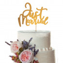 cake decoration' Just Married 'Wedding pap