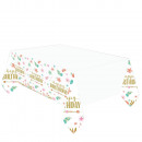 Tablecloth Boho Birthday Girl paper 120 x 180 cm