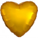 Standard metallic gold foil balloon heart C16 loos