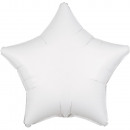 Standard metallic white foil balloon star C16 loos