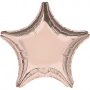 Standard Rose Gold Foil Balloon Star C16 wrapped