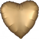 Standard Silk Luster Gold Foil Balloon Heart C16 v