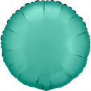 Standard Silk Luster Jade Green Foil Balloon Round
