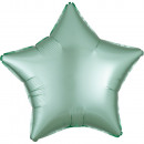 Standard Silk Luster Mint Green Foil Balloon Star 