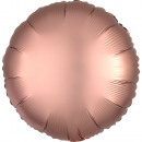 Standard Silk Luster Pastel Pink Round Foil Balloo
