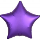 Standard Silk Luster Purple Foil Balloon Star C16