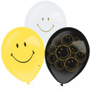 6 latex balloons Smiley Originals 27.5 cm/ 11'