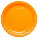 8th plate Pumpkin round paper 23cm