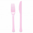 Cutlery plastic Marshmallow 24 pieces