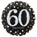 Normál holografikus csillogó születésnapi 60 fólia