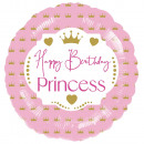 Standard HBD Princess Foil balloon C40 packed 43