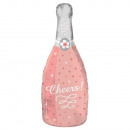 Standard Shape Rose Gold Sparkling Wine Bottle Fol