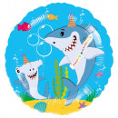 Standard Friendly Shark HBD foil balloon C40 packe