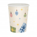 8 cups of Winter Woodland paper 250 ml