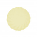 6 plate round Vert Decor, 18.8cm, yellow