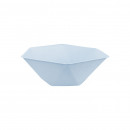 6 bowls hexagonal Vert Decor, 15.8x13.7cm, blue