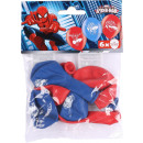 6 latex balloons Spider-Man 22.8 cm / 9 '