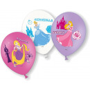 6 latex balloons princess 4-colored 27,5 cm / 11 &