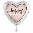 Standard Glossy Heart Birthday Foil Balloon PL40 v