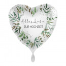 Standard Natural Greenery Wedding Foil Balloon PL4