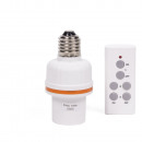 Lamp holder e27 + remote control