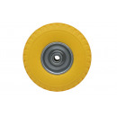 Kerék + gumi kis pu (sárga) 3,00-4 acél felni