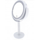 Großhandel Dekoration: Spiegel Make-up 2-seitig LED Touch dimmbar weiß