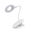 Led light 3w with clamp rechargeable + dimmable