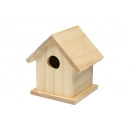 groothandel Tuin & Doe het zelf: Vogelhuis hout 10,4x9,6x12,3cm
