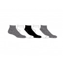 set of 5 man short socks, plain gri