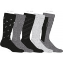 set of 5 men's socks, square
