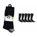 set of 5 socks man, black background heel g